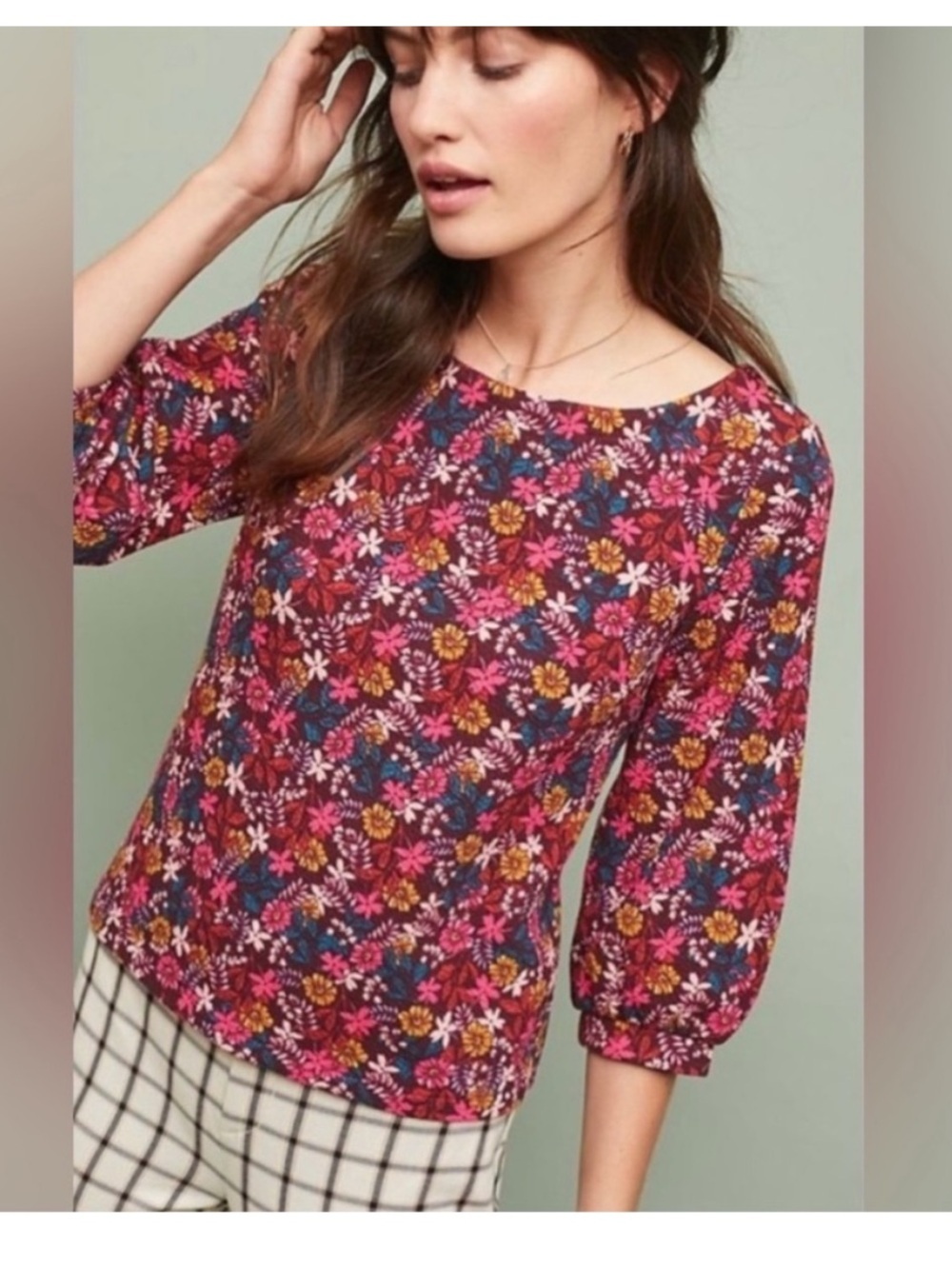 Anthropologie - Maeve Decatur Floral Top